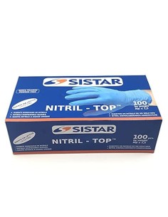 GUANTE NITRILO NEGRO 50un SISTAR T. XL