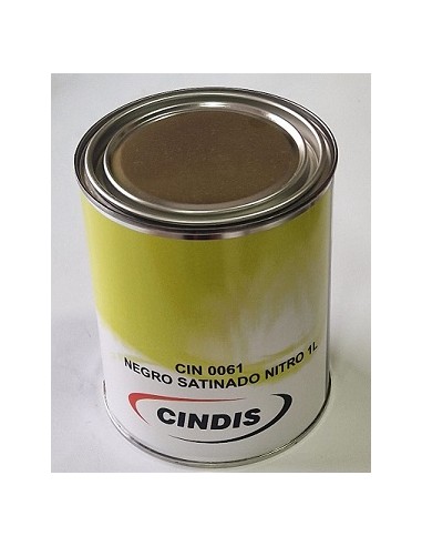 NEGRO SATINADO NITRO 1L. CINDIS