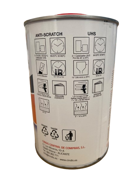 BARNIZ ANTI RAYADO HS 1L CINDIS